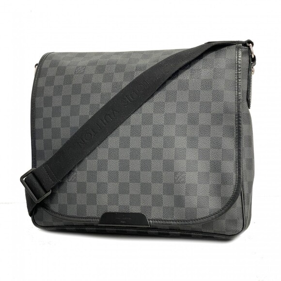 Louis Vuitton Handbags - Louis Vuitton Damier Graphite Black Daniel Shoulder Bag Black